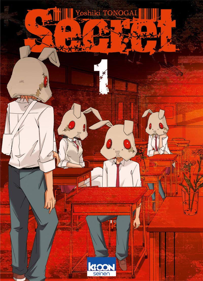 Couverture manga secret
