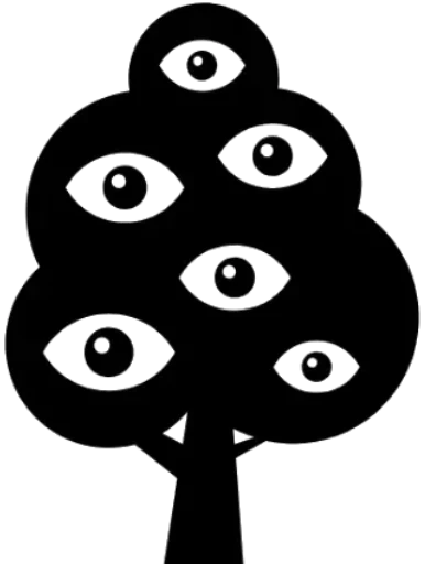 logo arbre yeux